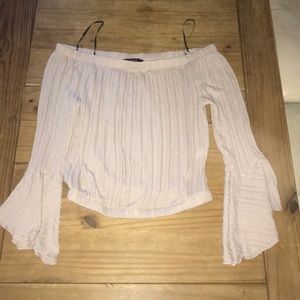 F21 off shoulder flowy Top